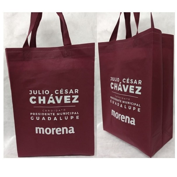 Sealed bag with handles, side and bottom gusset